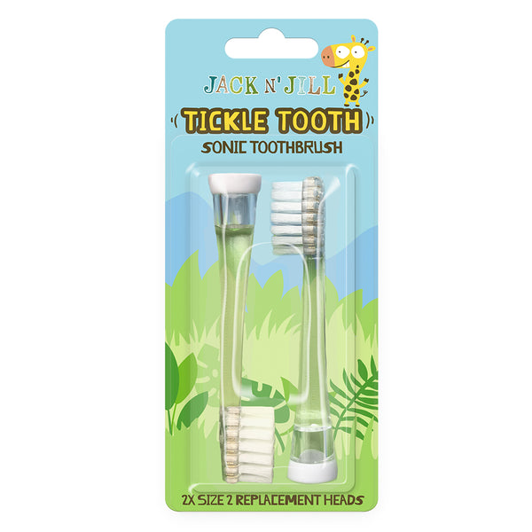Jack n' Jill Náhradní hlavice k sonickému kartáčku Tickle Tooth (2 ks)