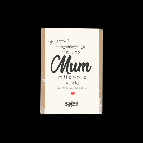 Blossombs Semínkové bomby - Dárková sada mini "Pro nejlepší maminku" (4 ks)