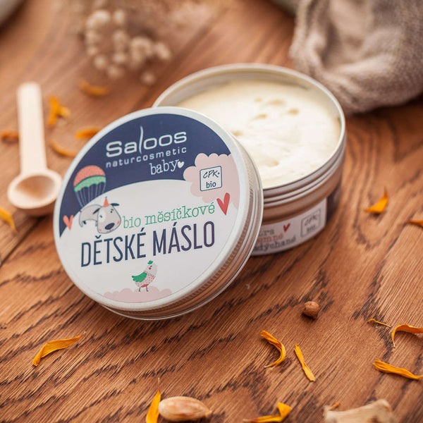 Saloos Šlehané měsíčkové dětské máslo BIO (150 ml)