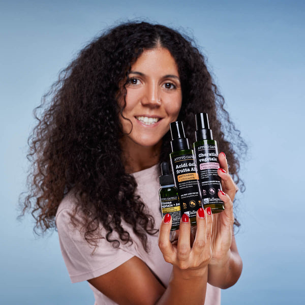 laSaponaria Rostlinný silikon + Amla - suchý olej na vlasy (30 ml)