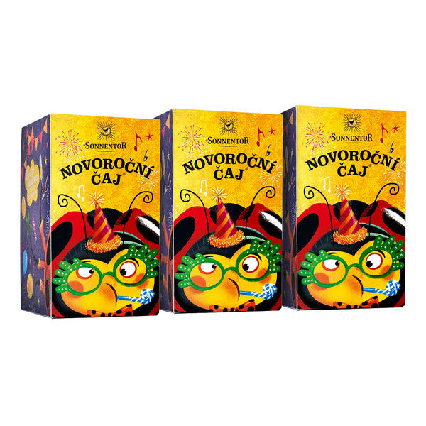 Sonnentor Zvýhodněná sada 3x Novoroční čaj BIO