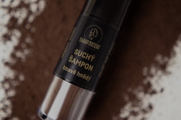 Haaro Naturo Suchý šampon HNĚDO ČERNÝ - náhradní náplň (50 g)