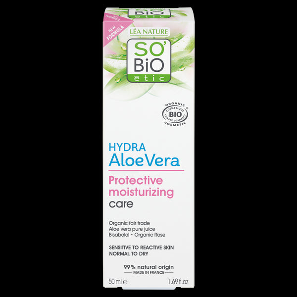 SO’BiO étic Krém ochranný pro citlivou pleť s Aloe vera 5v1 BIO (50 ml)