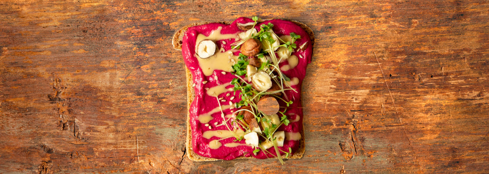 Hummus z červené řepy