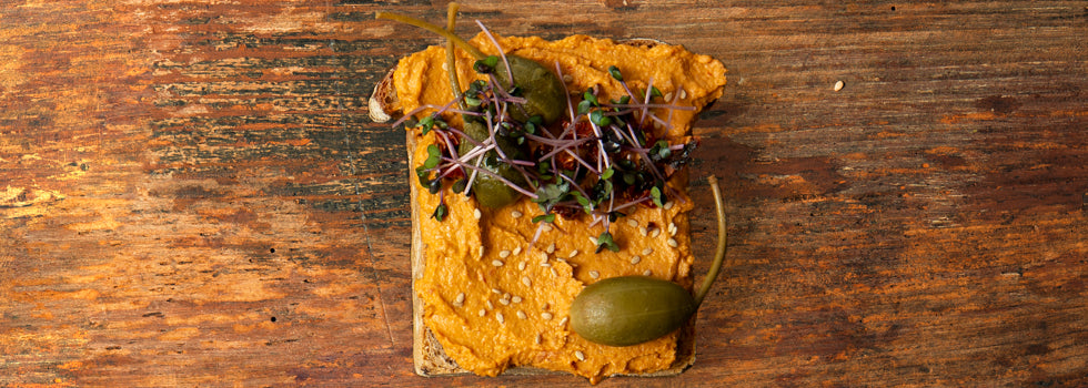 Hummus se sušenými rajčaty