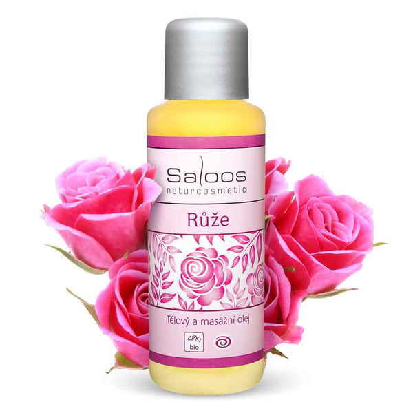 Saloos Tělový a masážní olej Růže BIO (50 ml)