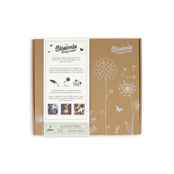 Blossombs Semínkové bomby - Dárková sada střední (9 ks)