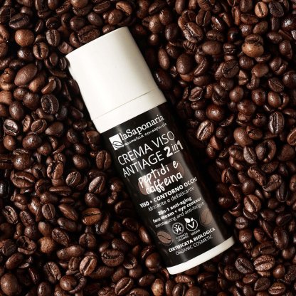 laSaponaria Pánský krém Antiage 2v1 na tvář i oční okolí s peptidy a kofeinem BIO (50 ml)