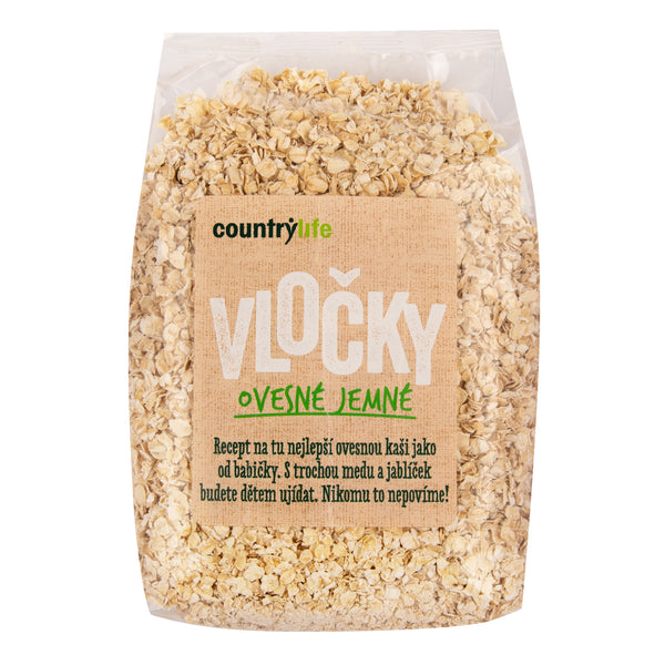 222024 Vločky ovesné jemné 500 g COUNTRY LIFE-1