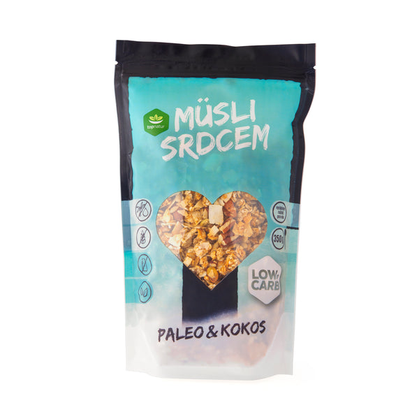 233081 Müsli srdcem paleo & kokos LOW CARB350 g TOPNATUR-1