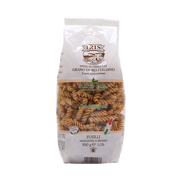 260192 Těstoviny fusilli polocelozrnné 500 g BIO IRIS-1