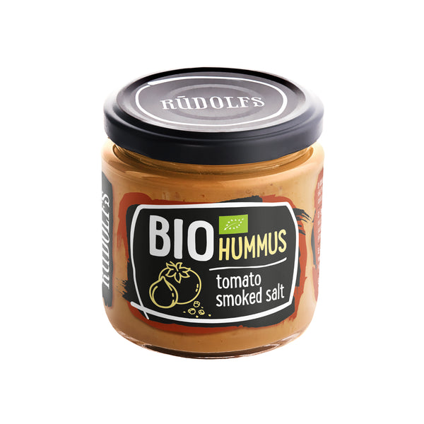 310040 Hummus - pomazánka cizrnová s rajčaty a uzenou solí 180 g BIO RUDOLFS-1