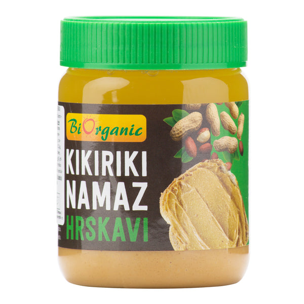 321015 Krém arašídový s kousky 340 g BIO BIORGANIC-1