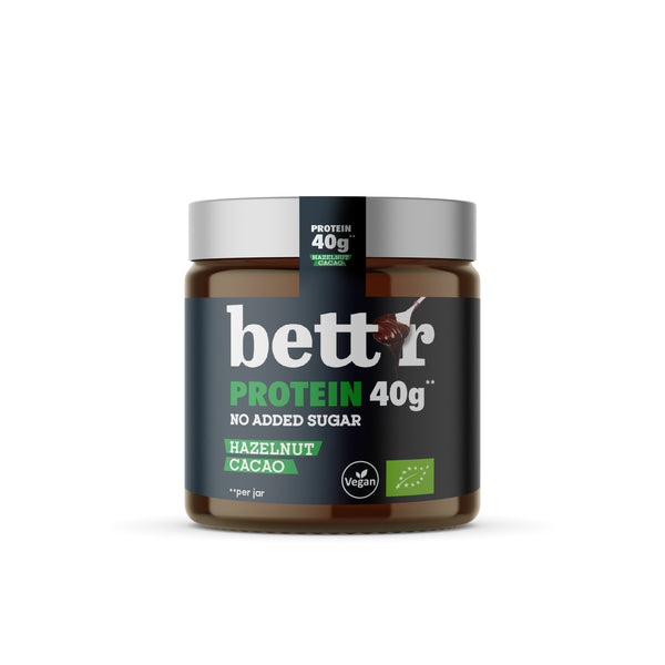 325374 Pomazánka proteinová lískové ořechy a kakao bez přidaného cukru 250 g BIOBETT´R-1