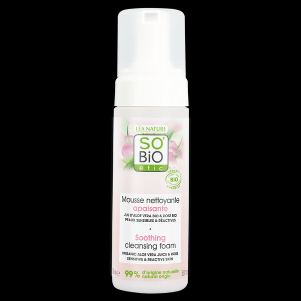 SO’BiO étic Pěna čisticí zklidňující Aloe Vera BIO (150 ml)