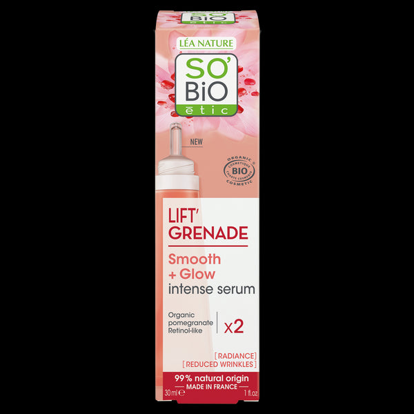 SO’BiO étic Sérum rozjasňující proti vráskám Lift'Grenade BIO (30 ml)