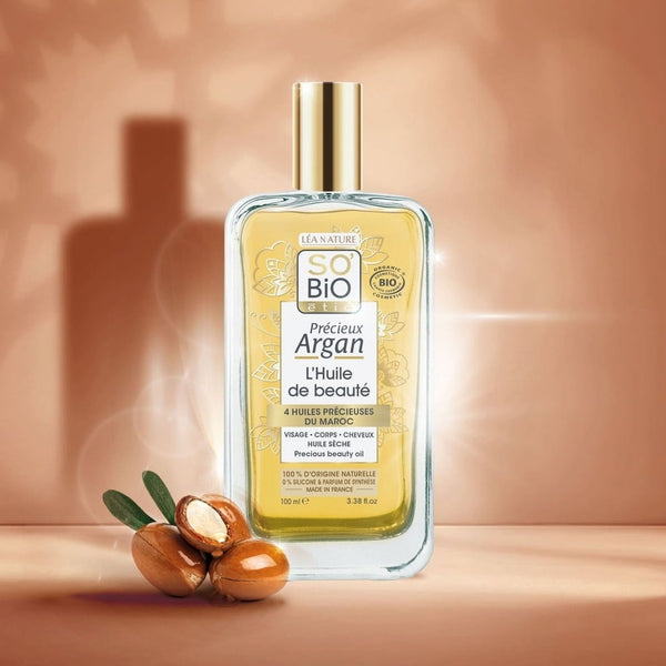 SO’BiO étic Précieux Argan Pěstící olej na tělo, tvář i vlasy BIO (100 ml)