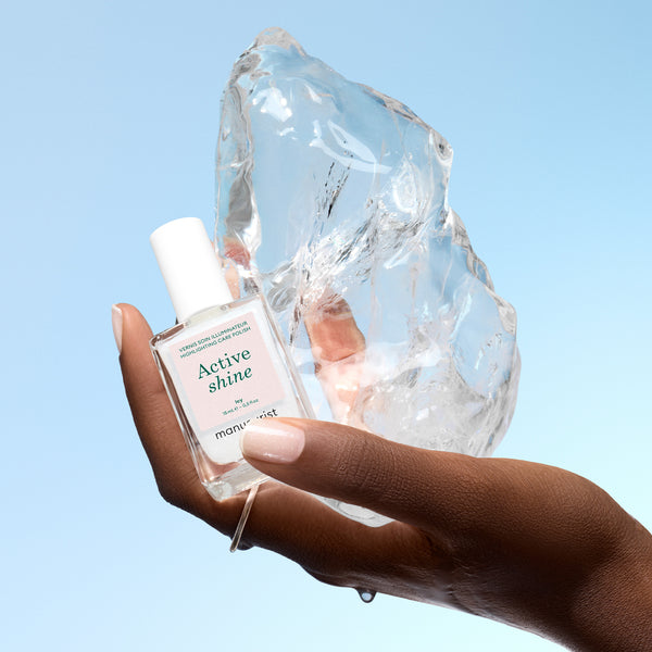 Manucurist Green Pečující schnoucí lak na nehty Active Shine - Icy (15 ml)