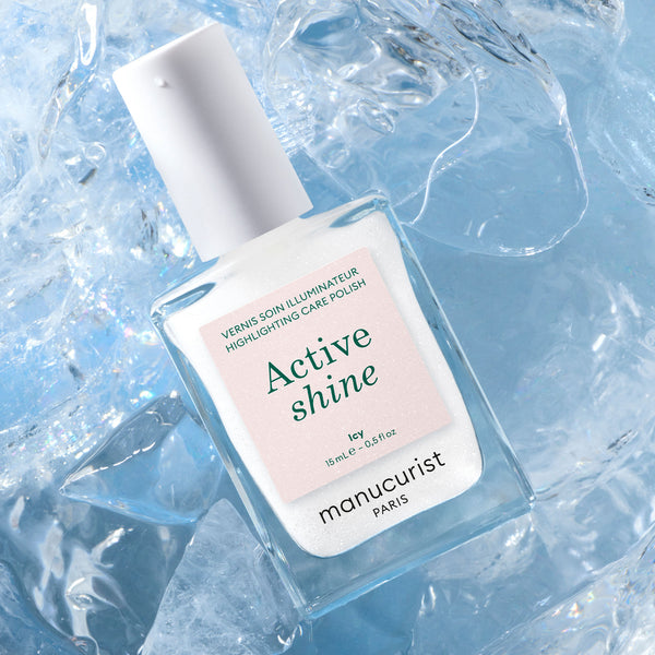 Manucurist Green Pečující schnoucí lak na nehty Active Shine - Icy (15 ml)
