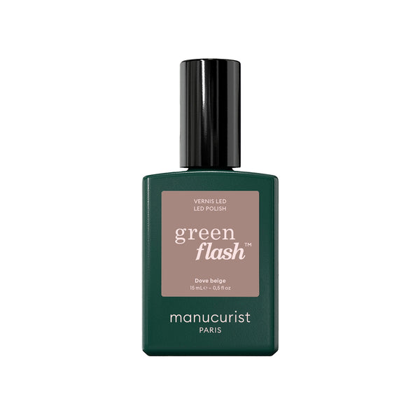 Manucurist Green Flash LED gel lak na nehty - Dove Beige (15 ml)