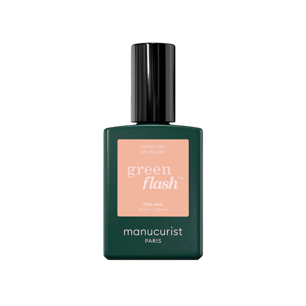 Manucurist Green Flash LED gel lak na nehty - Pink Sand (15 ml)