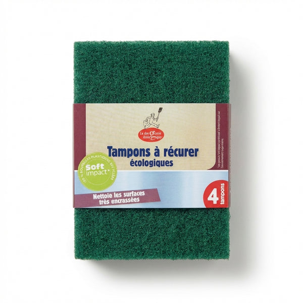 La Droguerie Ecologique by Ecodis Drsnější houbičky na špinavé povrchy (4 ks)