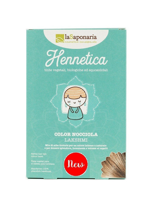 laSaponaria Přírodní barva na vlasy Lakshmi BIO (100 g) - lískový ořech - pošk. obal