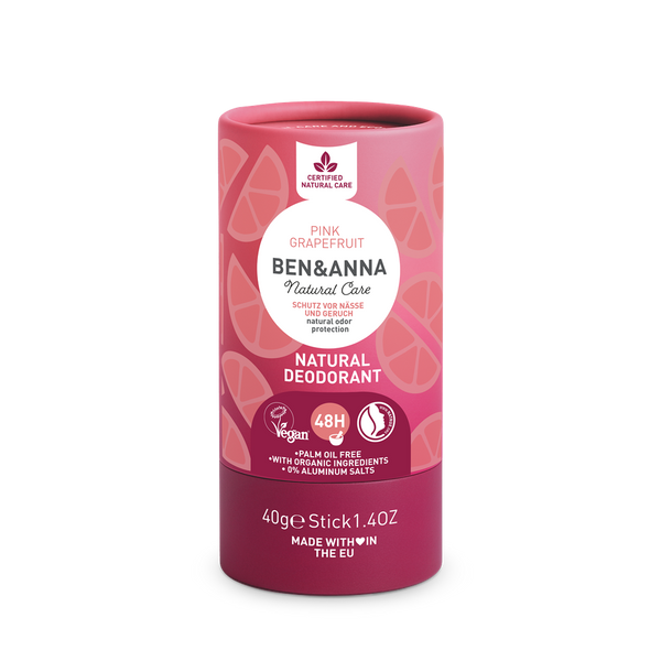 Ben & Anna Tuhý deodorant (40 g) - Růžový grapefruit