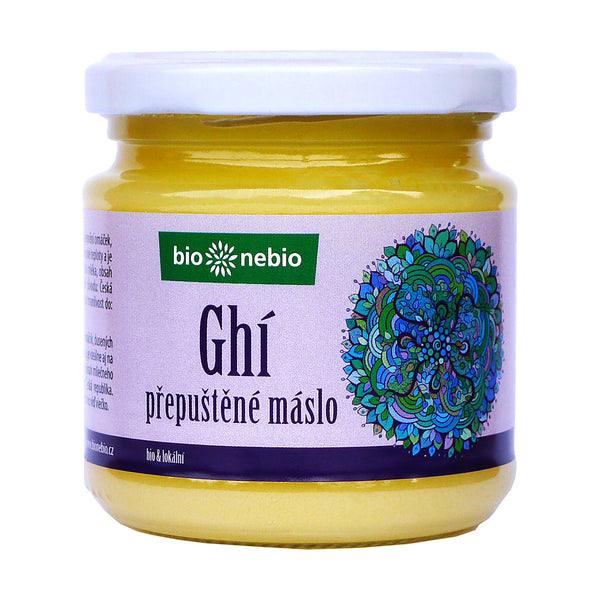 430158 Máslo přepuštěné ghí ČESKÉ 210 ml BIO BIO NEBIO-1