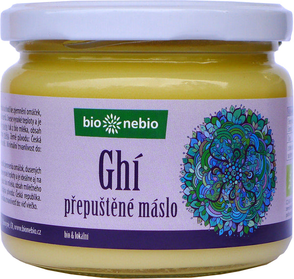 430159 Máslo přepuštěné ghí ČESKÉ 330 ml BIO BIO NEBIO-1