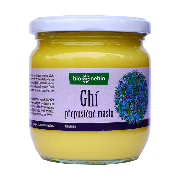 430160 Máslo přepuštěné ghí ČESKÉ 425 ml BIO BIO NEBIO-1