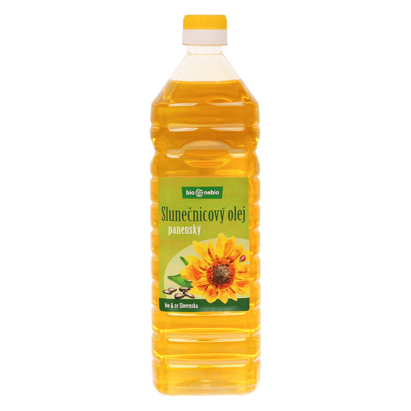 430176 Olej slunečnicový lisovaný za studena 1 l BIO BIO NEBIO-1