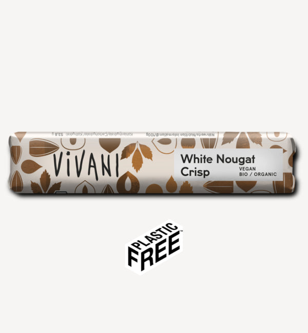 Vivani Čokoládová tyčinka s bílým nugátem s křupinkami BIO (35 g)