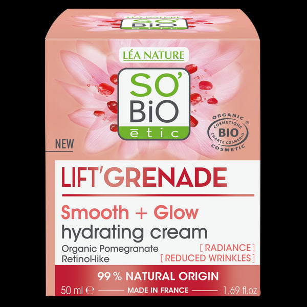 SO’BiO étic Krém denní rozjasňující proti vráskám Lift'Grenade BIO (50 ml)
