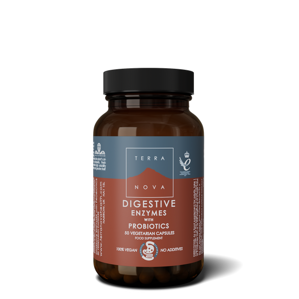 Terranova Health Digestive Enzymes & Probiotics (50 kapslí)