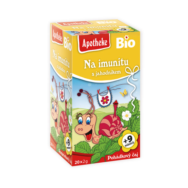 510486 Čaj dětský Na imunitu s jahodníkem 20 sáčků 40 g BIO MEDIATE-1