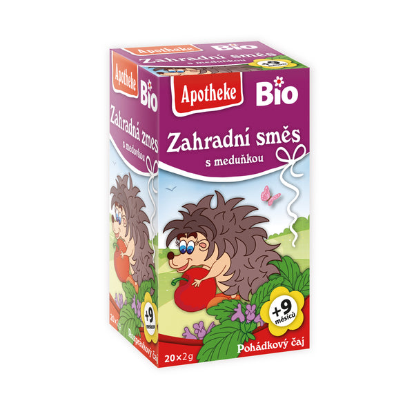510490 Čaj dětský Zahradní směs s meduňkou 20 sáčků 40 g BIO MEDIATE-1