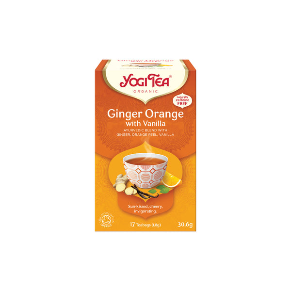 510538 Čaj Zázvor Pomeranč s vanilkou 17 g sáčků 34 g BIO YOGI TEA-1