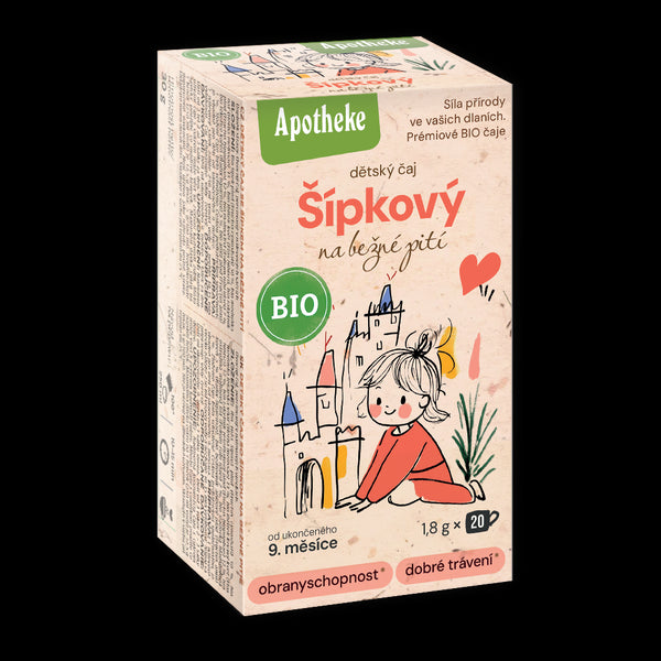510604 Čaj dětský Šípkový na běžné pití 20 sáčků 36 g BIO MEDIATE-1