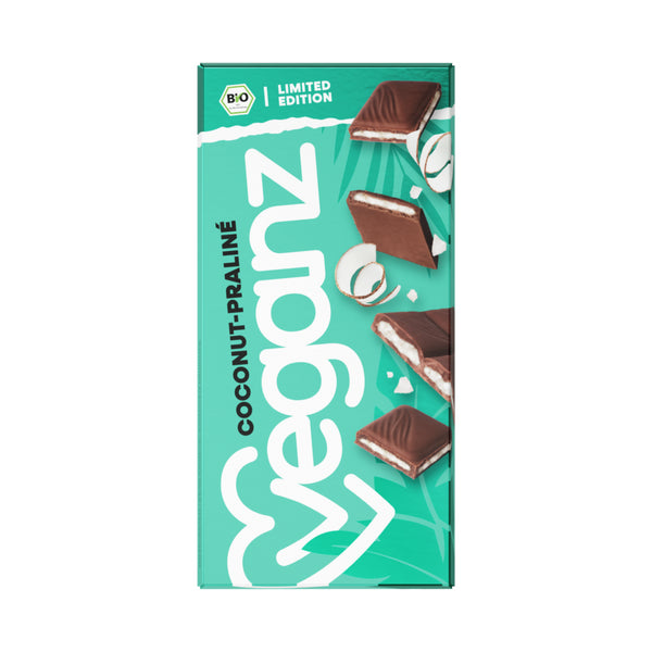 Veganz Kokosová pralinková čokoláda BIO (85 g)