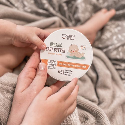 Wooden Spoon Dětské tělové máslo BIO