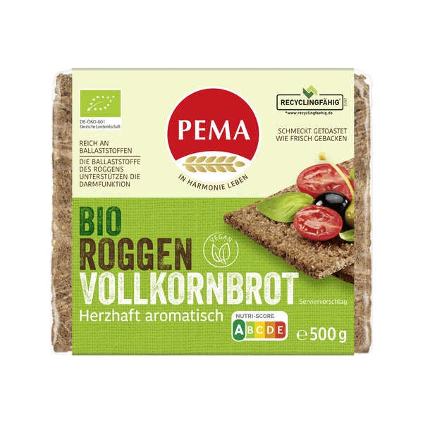 610082 Chléb žitný 500 g BIO PEMA-1