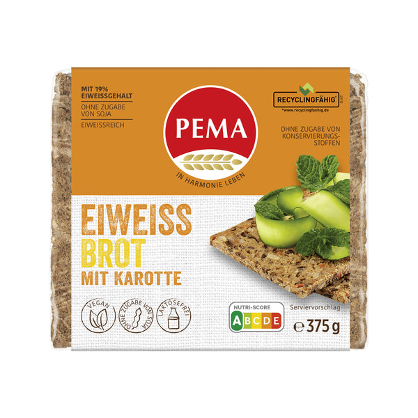 610087 Chléb proteinový s mrkví 375 g PEMA-1