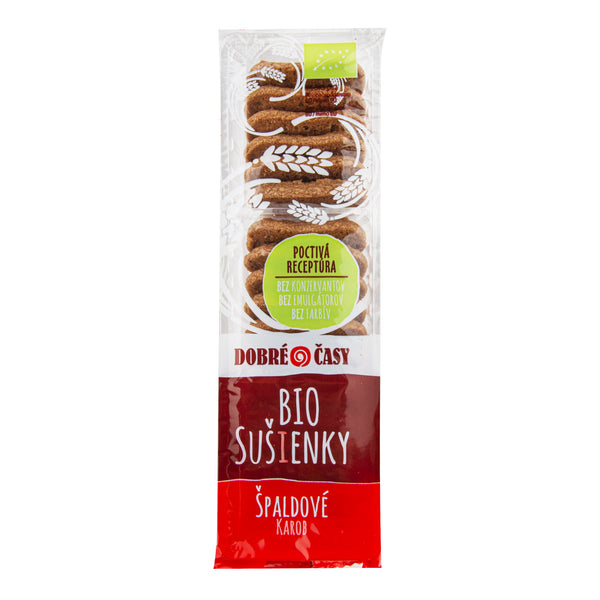 630115 Sušenky špaldové karobové 100 g BIO DOBRÉ ČASY-2