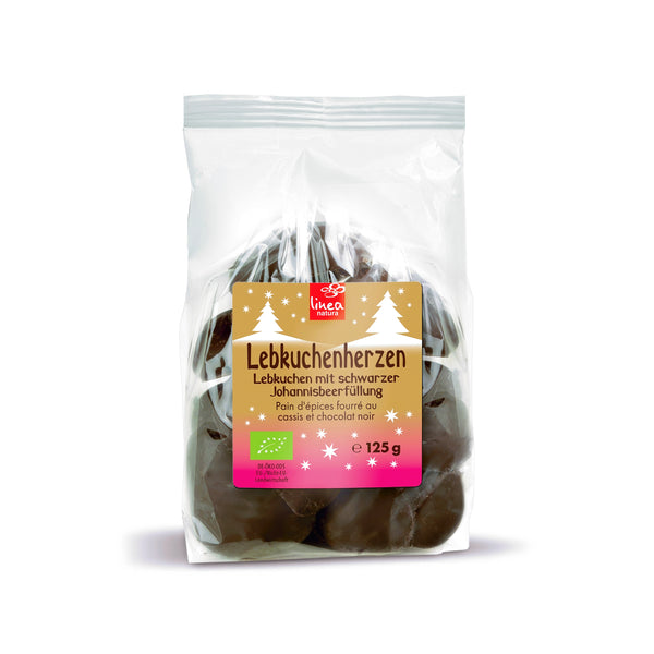 630355 Perníčky v čokoládě s náplní z černého rybízu 125 g BIO LINEA NATURA-1