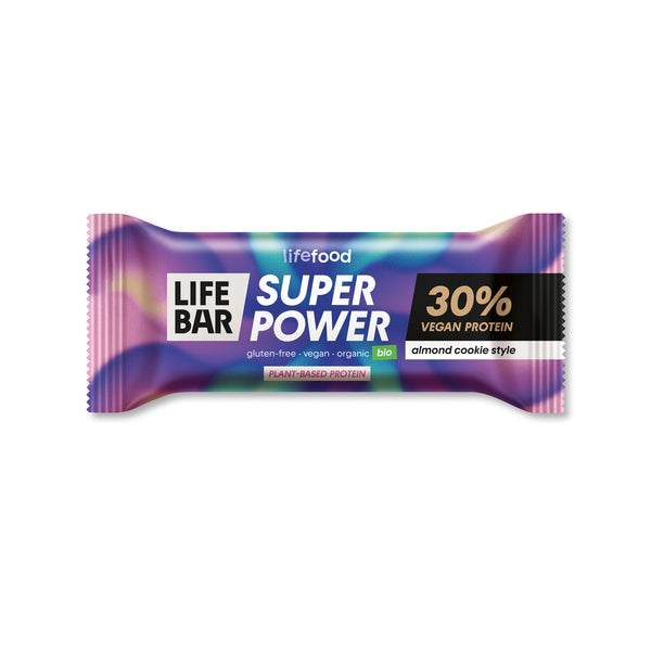 630380 Tyčinka Lifebar mandlová Super Power 40 g BIO LIFE FOOD-1