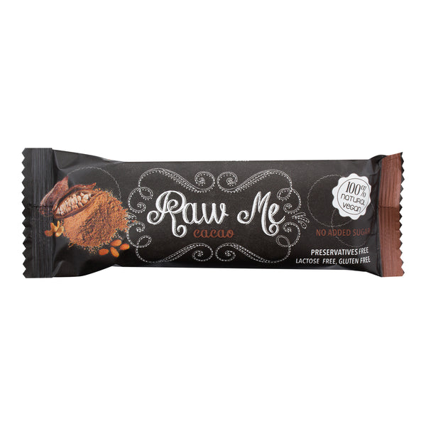 631001 Tyčinka ovocná s příchutí kakaa 45 g RAW ME-1