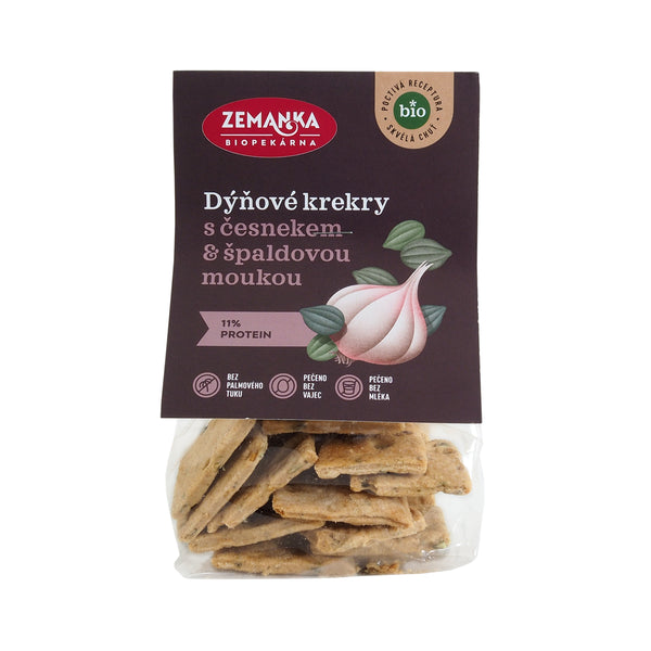 640018 Krekry s dýňovým semínkem a česnekem 100 g BIO ZEMANKA-1