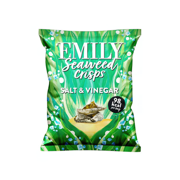 Emily Křupky z mořských řas s octem a mořskou solí (18 g)