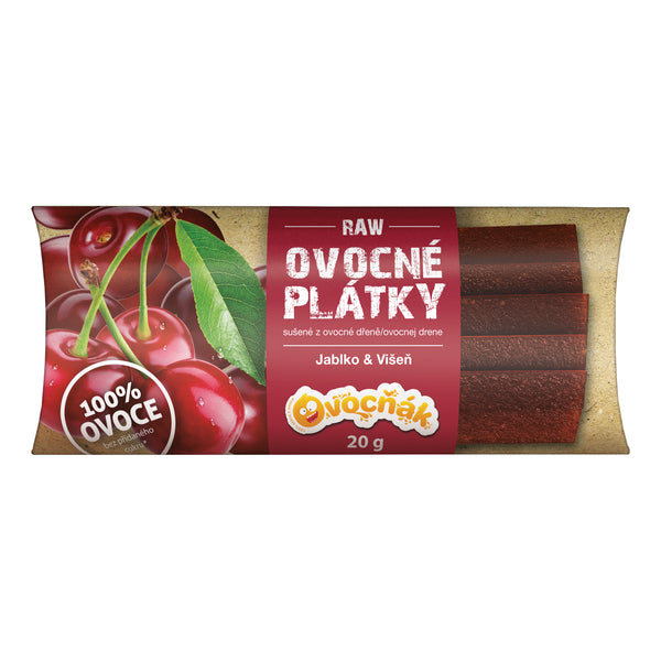 662217 Plátky ovocné jablko-višeň 20 g OVOCŇÁK-1